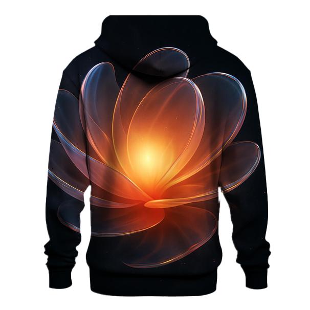 Glass Aurora Bloom hoodie designs