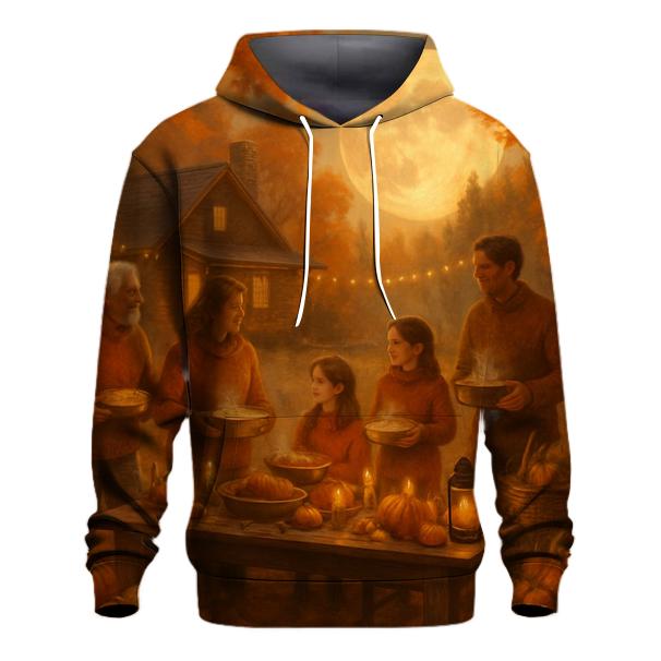 Harvest Moon Cabin Gathering zip-up hoodies