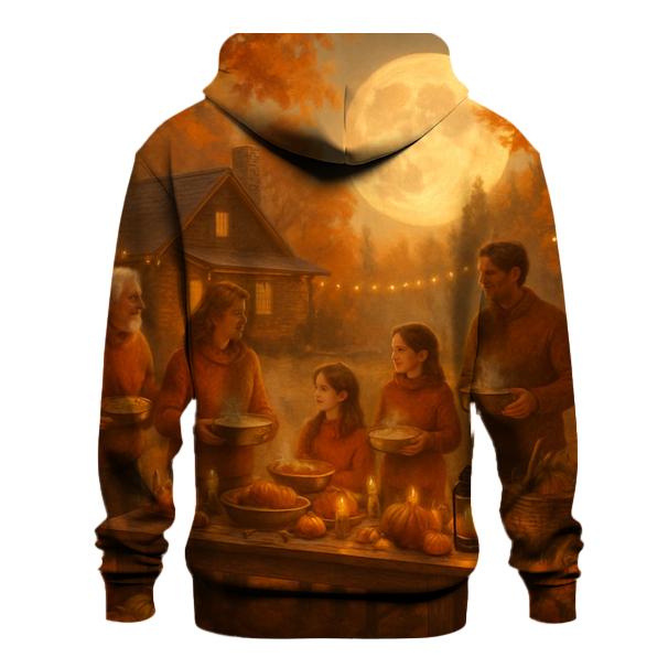 Harvest Moon Cabin Gathering zip-up hoodies