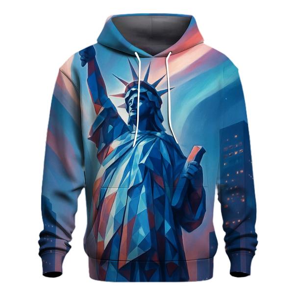Liberty Skyline Aurora printed hoodies