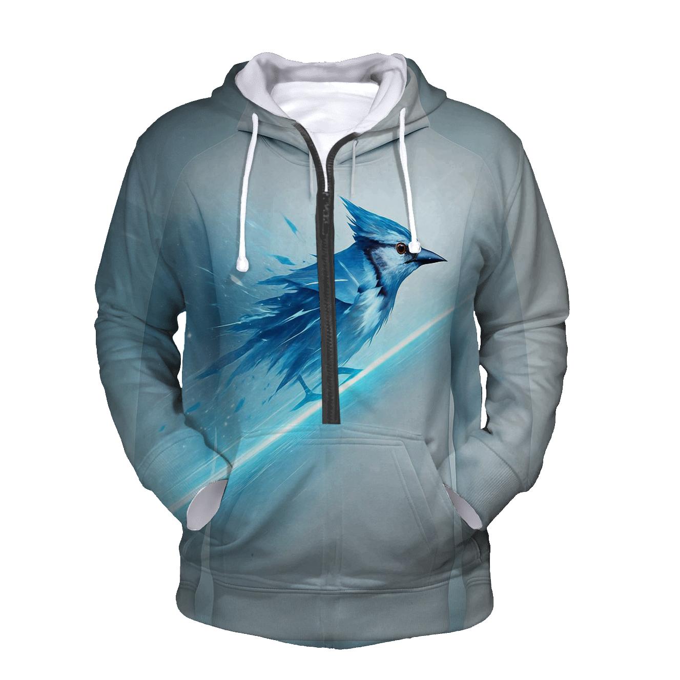 Ice Rail Flight Of The Blue Jays Baseline graphic hoodies