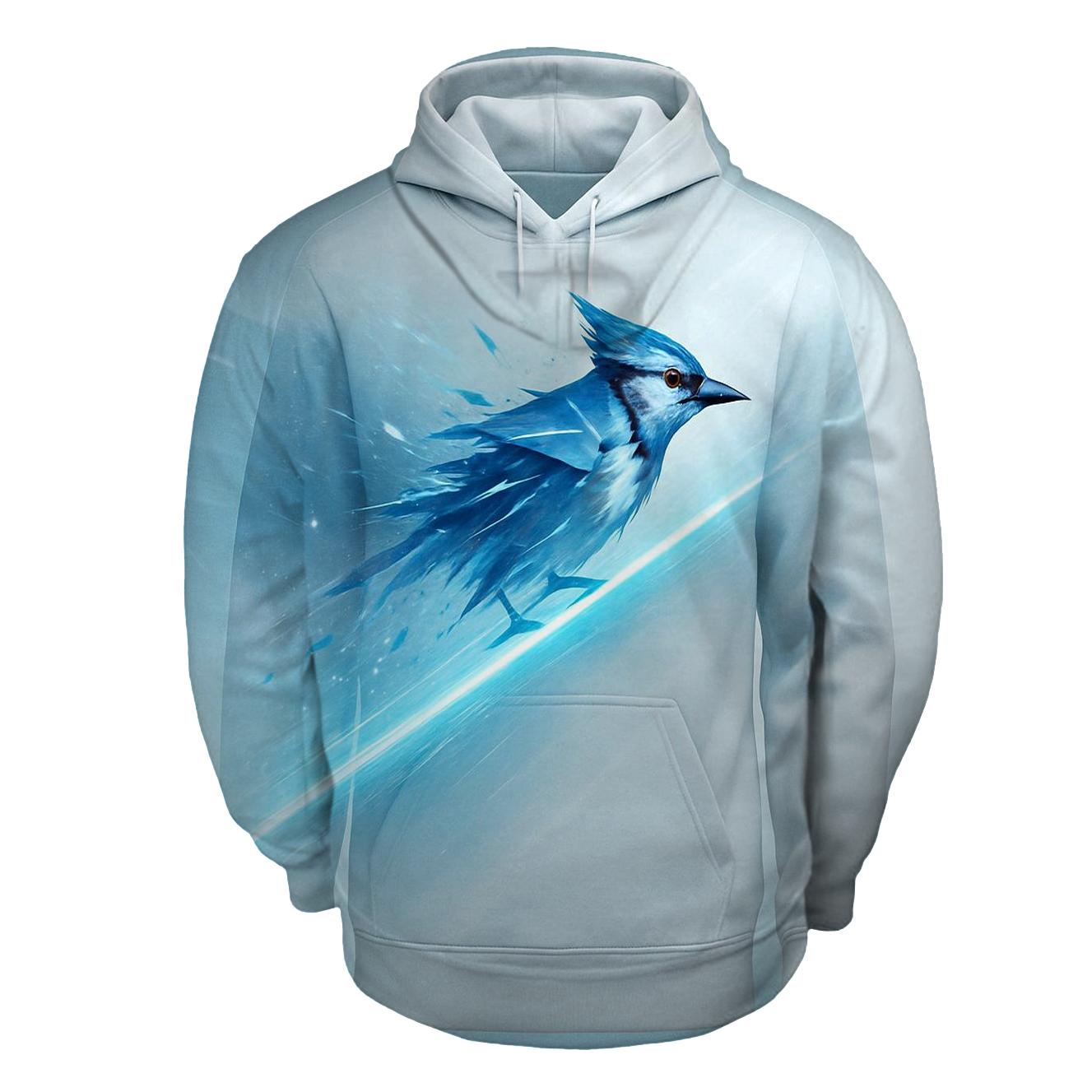 Ice Rail Flight Of The Blue Jays Baseline graphic hoodies