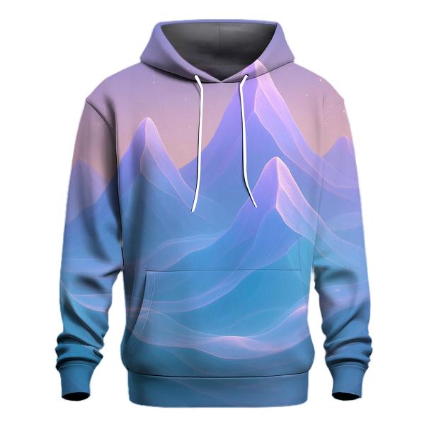 Chromatic Mountain Veil graphic hoodies