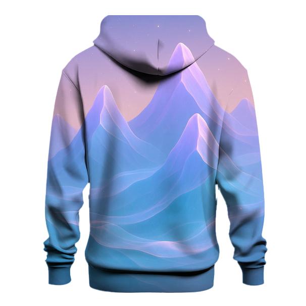 Chromatic Mountain Veil graphic hoodies