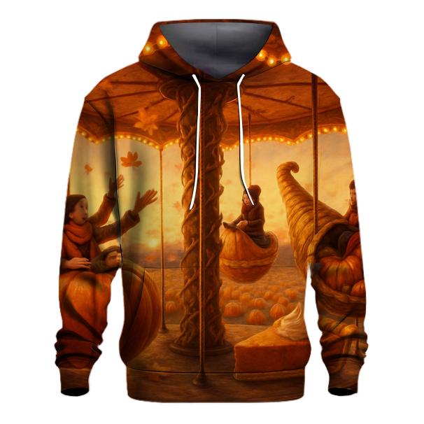 Pumpkin Patch Gratitude Carousel heavyweight hoodies