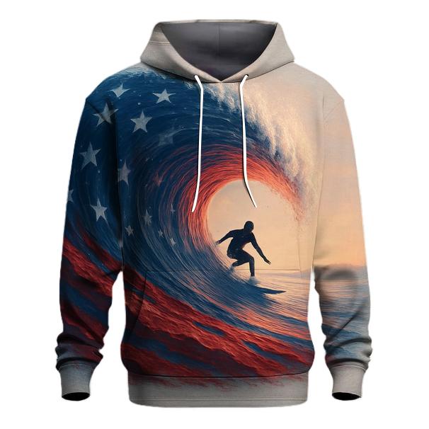 Ocean Waves Of Freedom custom hoodies