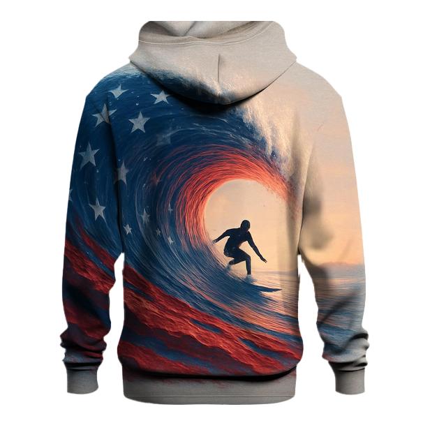 Ocean Waves Of Freedom custom hoodies