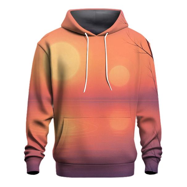 Twin Suns Over Glass Lake designer hoodies