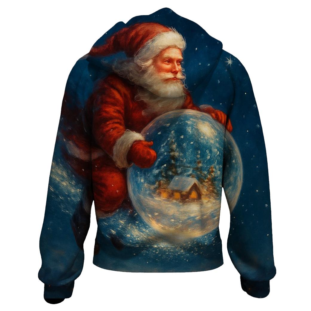 Santa Snowglobe Comet Ride hoodies fashion