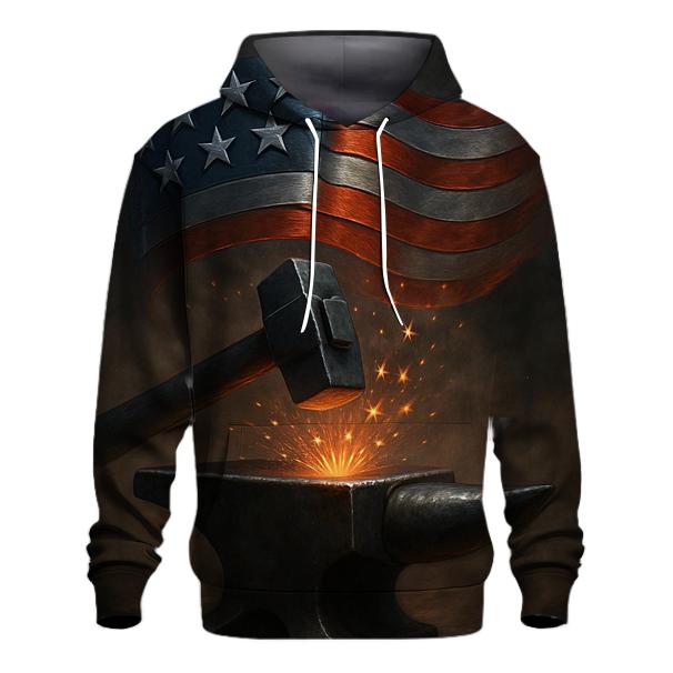 Iron Forge Banner pullover hoodies