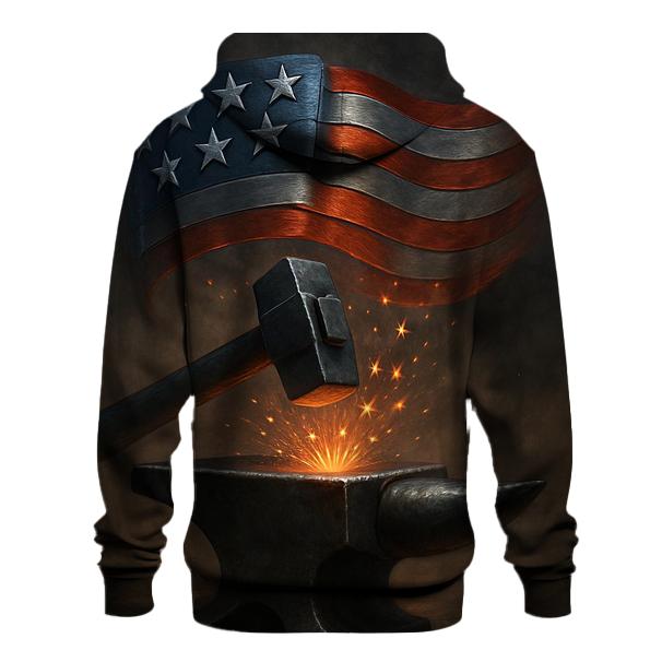 Iron Forge Banner pullover hoodies