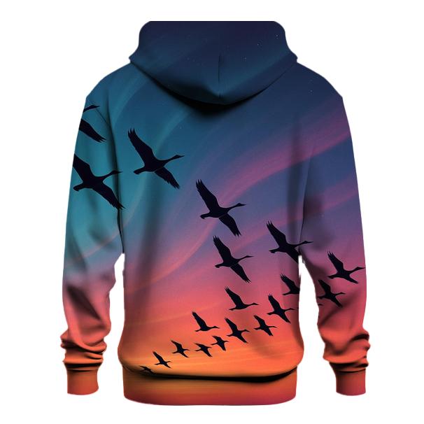 Aurora Flight At Sundown pullover hoodies
