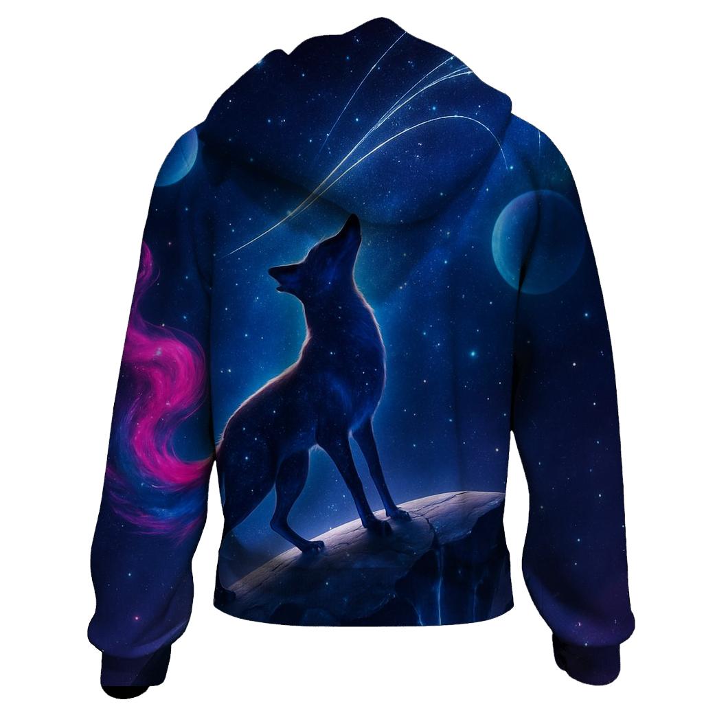 Nebula Tamer Fox zip-up hoodies