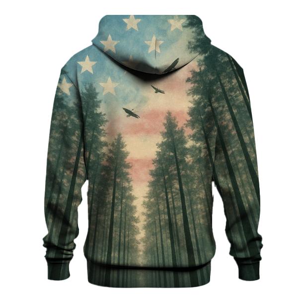 Forest Canopy Stars And Stripes hoodie trends