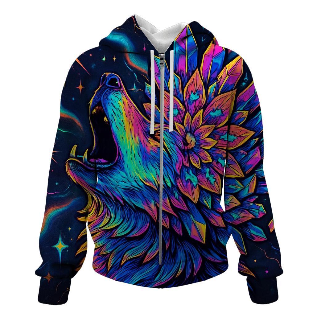 Prismatic Howl Bloom hoodie designs