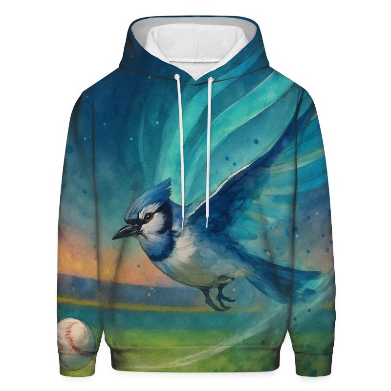 Aurora Flight Over The Blue Jays Outfield hoodie styles
