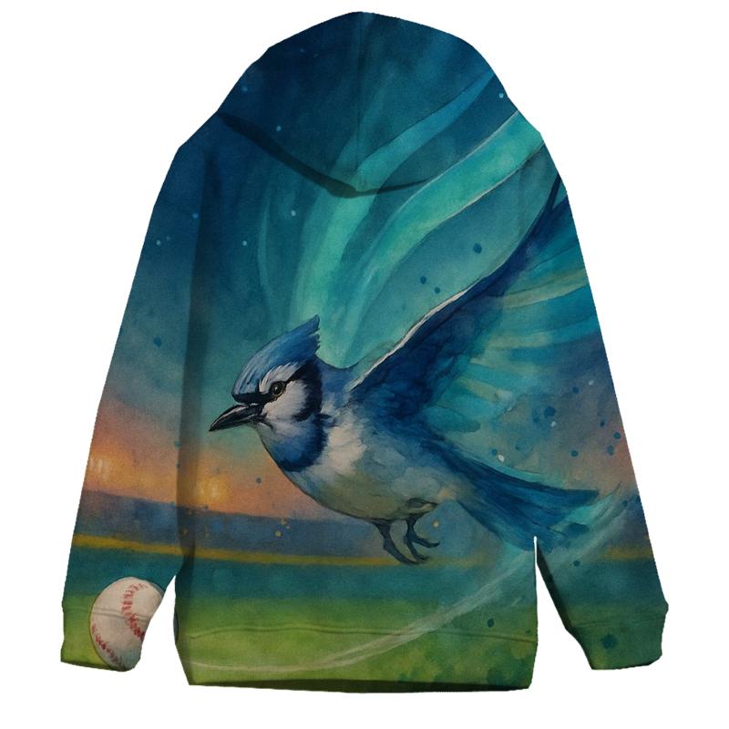 Aurora Flight Over The Blue Jays Outfield hoodie styles