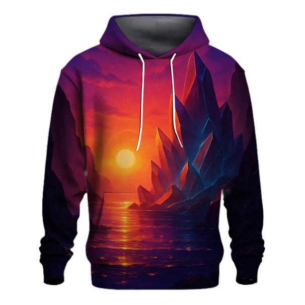 Crystalline Cove Sunset hoodie designs