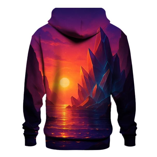 Crystalline Cove Sunset hoodie designs