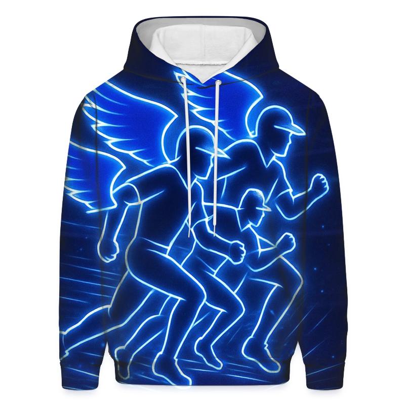 Midnight Rally With Blue Jays Wings pullover hoodies