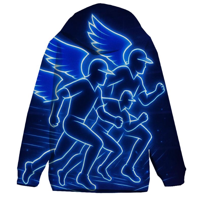 Midnight Rally With Blue Jays Wings pullover hoodies