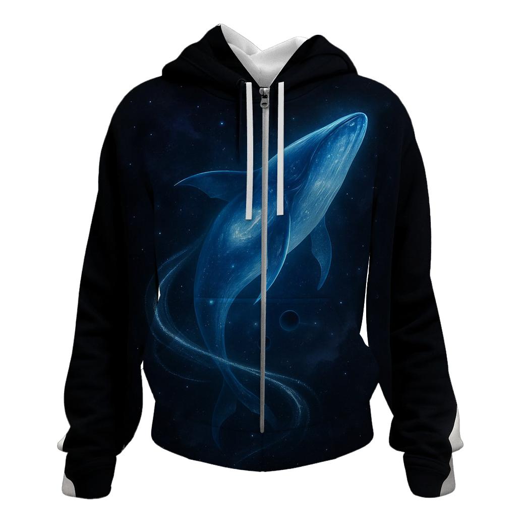 Luminous Whale Of The Void premium hoodies