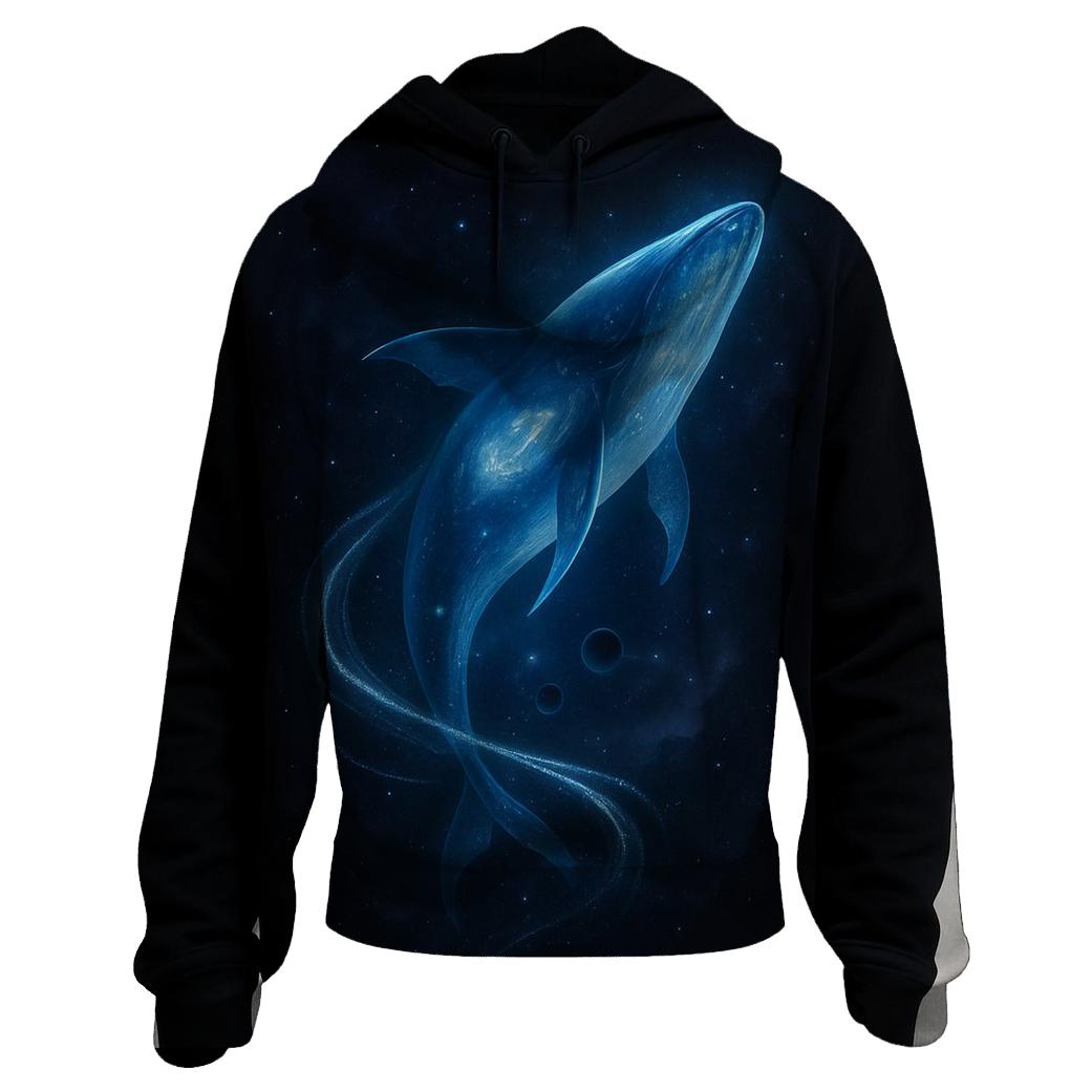 Luminous Whale Of The Void premium hoodies