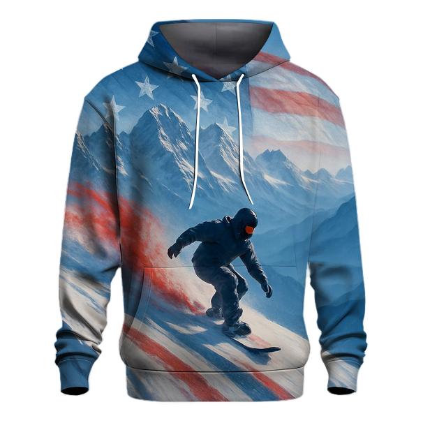 Frozen Peaks Banner Trail premium hoodies