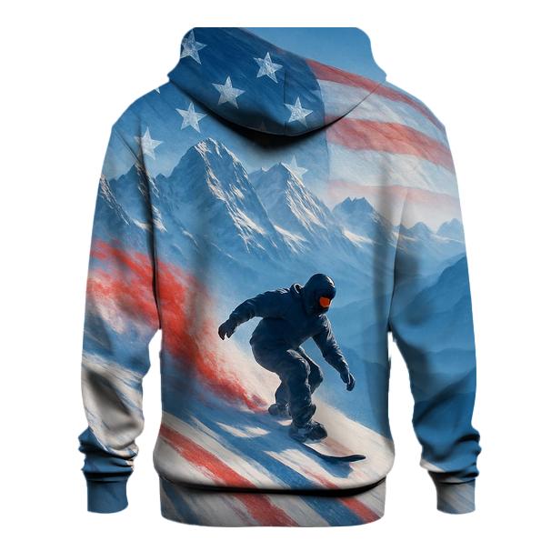 Frozen Peaks Banner Trail premium hoodies