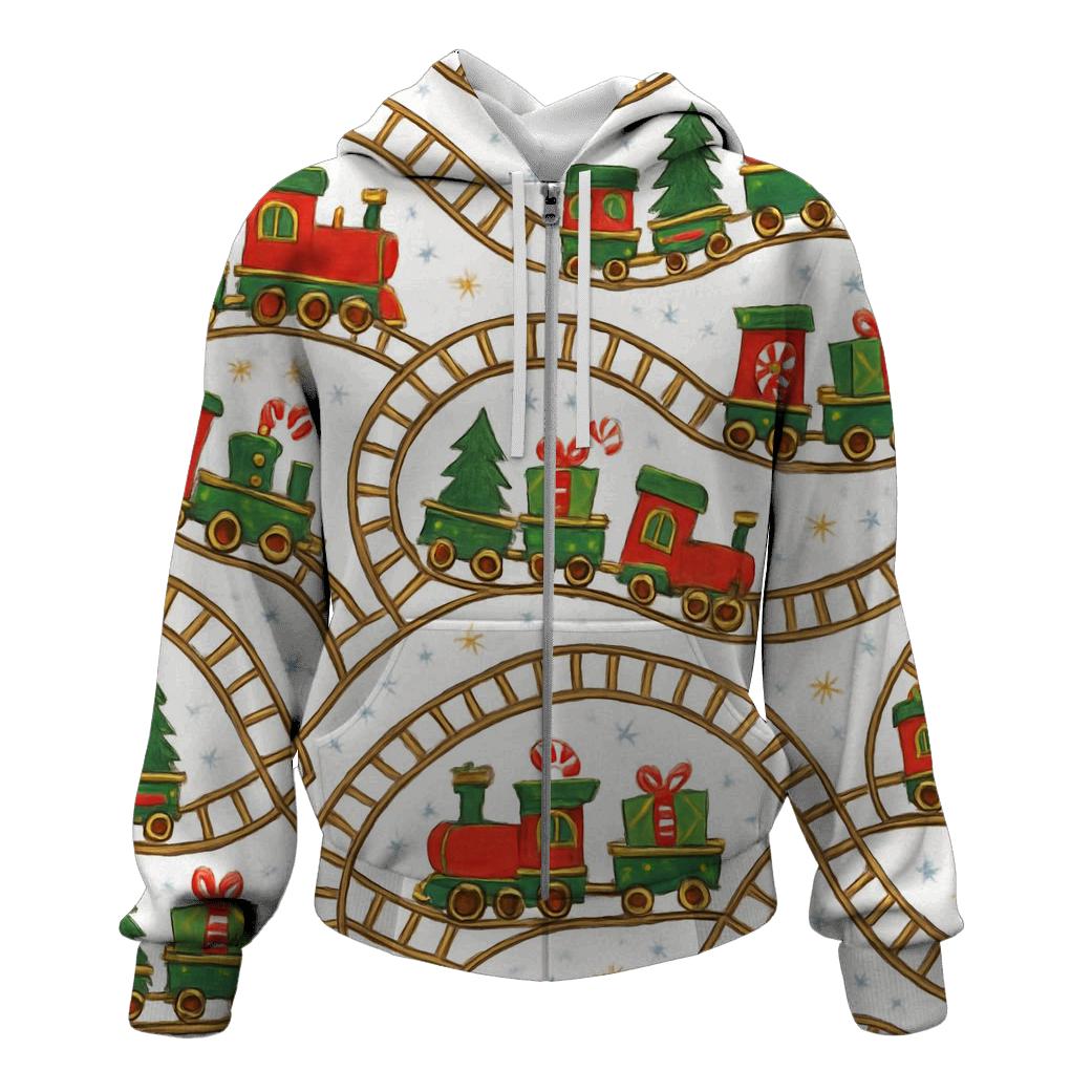 Polar Express Toy Train Circuit heavyweight hoodies