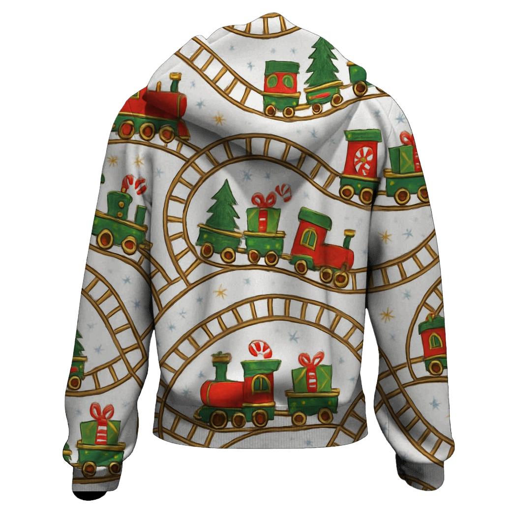 Polar Express Toy Train Circuit heavyweight hoodies