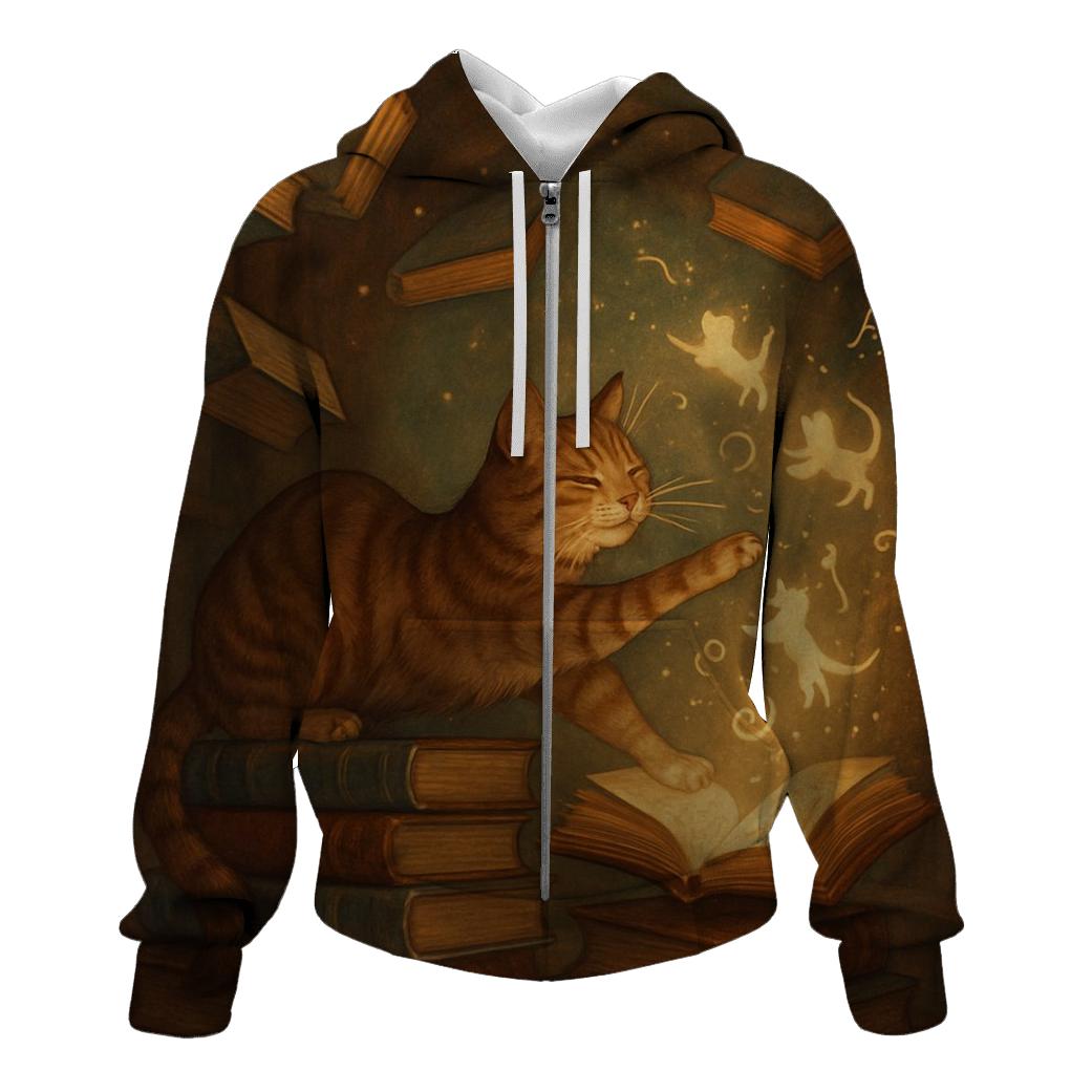 Library Of Floating Cat Tales premium hoodies