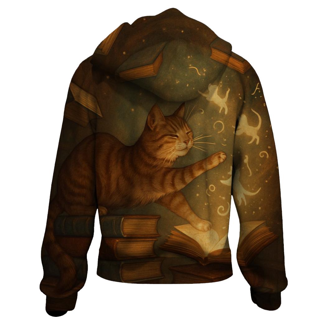Library Of Floating Cat Tales premium hoodies