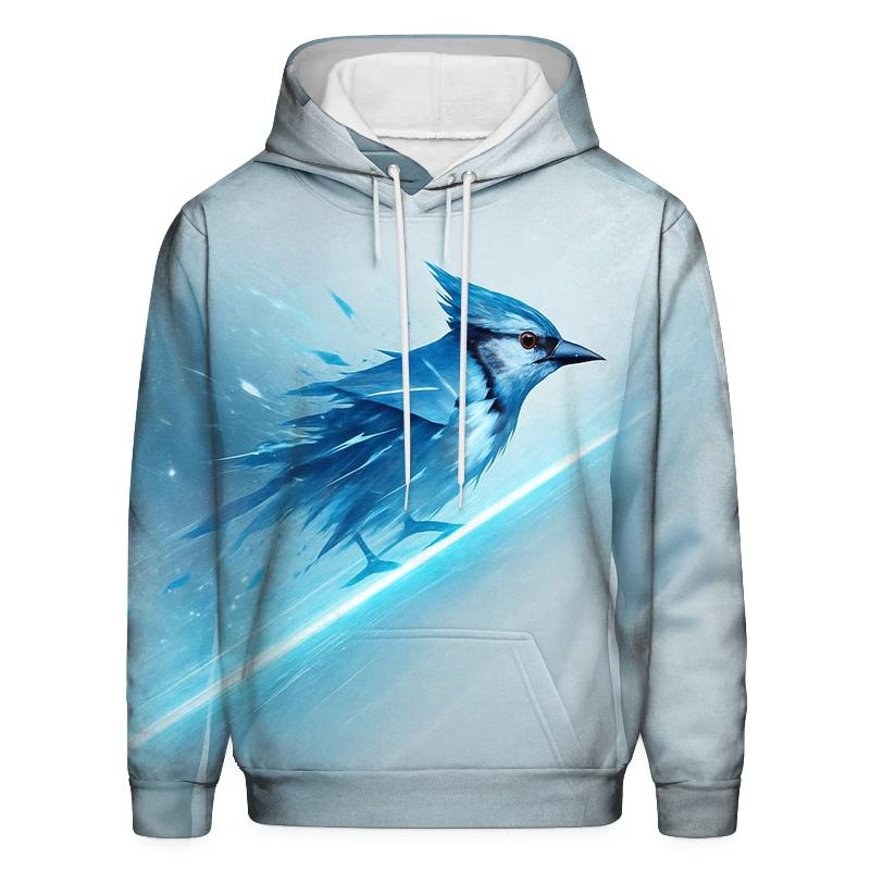 Ice Rail Flight Of The Blue Jays Baseline embroidered hoodies