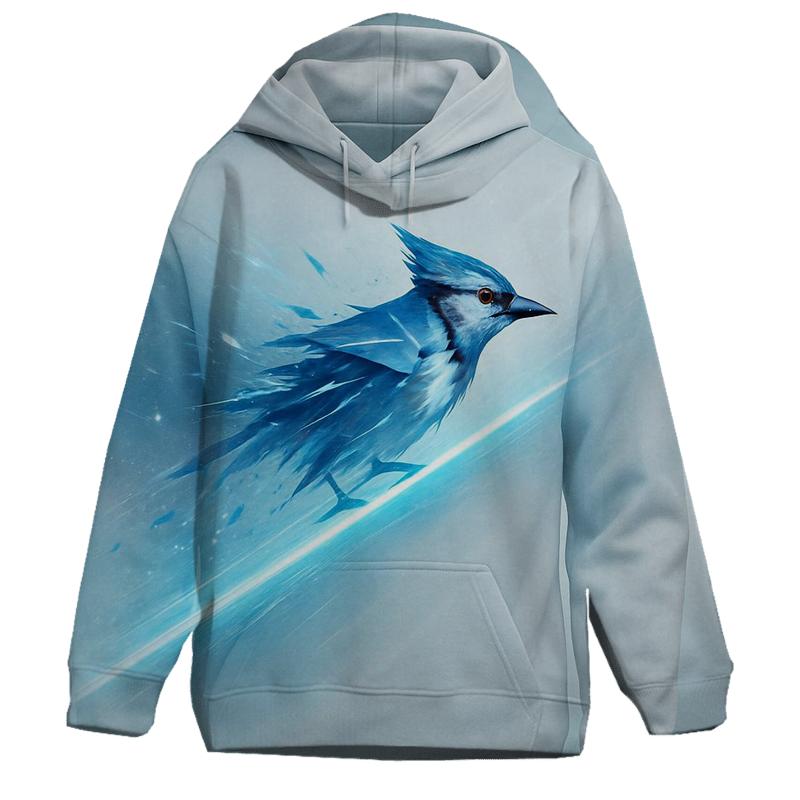 Ice Rail Flight Of The Blue Jays Baseline embroidered hoodies