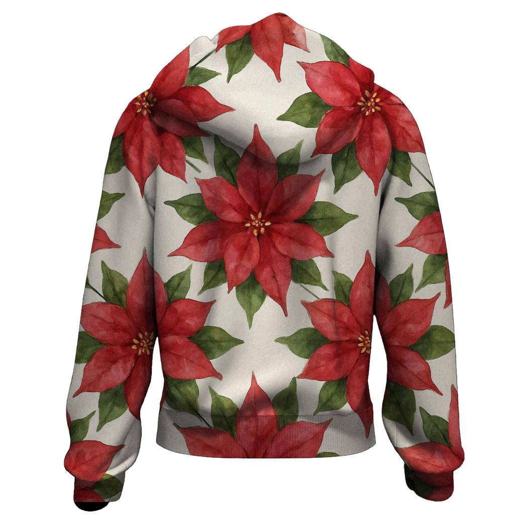 Poinsettia Starburst Diagonal Grid hoodies fashion