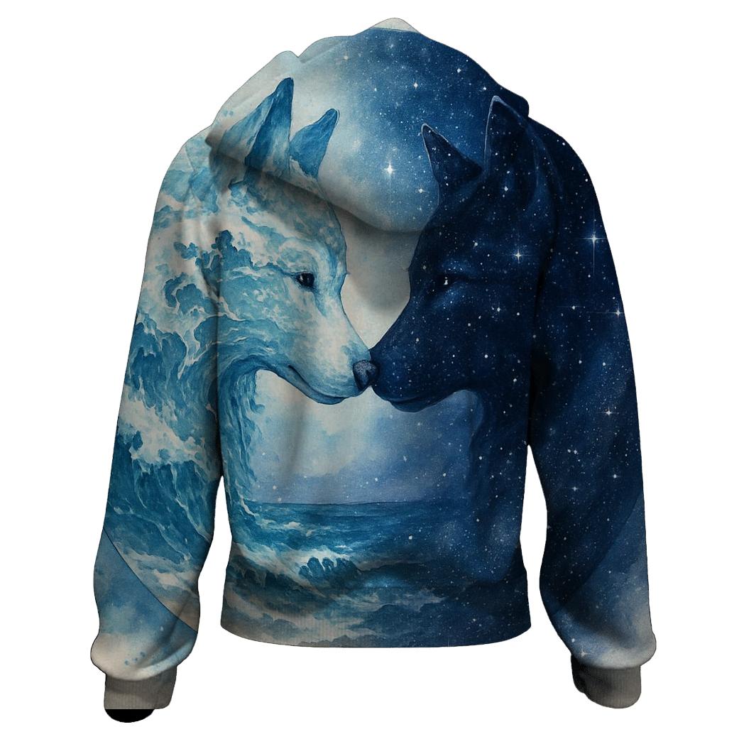 Tidal Mirror Duo pullover hoodies