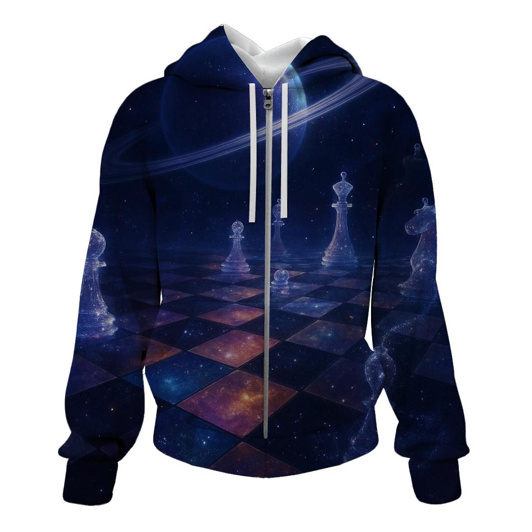 Cosmic Chessboard Horizon hoodie designs