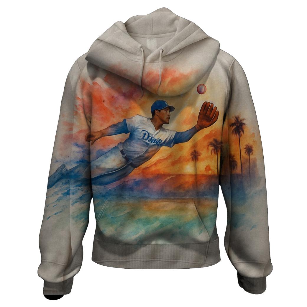 Sunset Outfield Chase lightweight hoodies