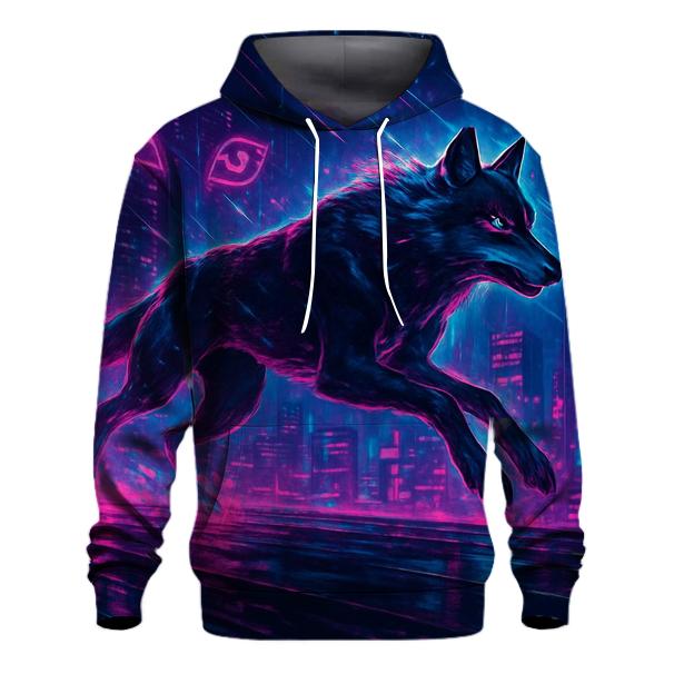 Neon Echo Run pullover hoodies