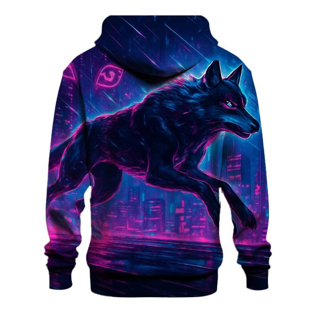 Neon Echo Run pullover hoodies