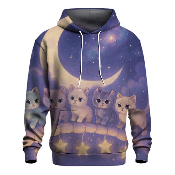 Celestial Lantern Cat Parade premium hoodies