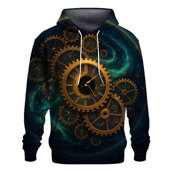 Aurora Clockwork Galaxy pullover hoodies