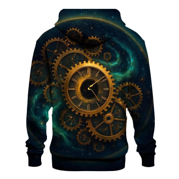 Aurora Clockwork Galaxy pullover hoodies