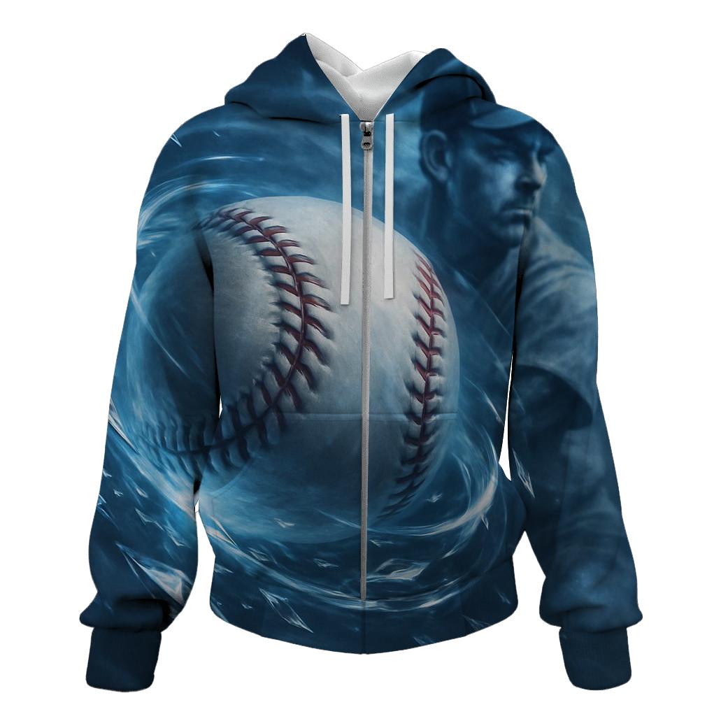 Icy Curveball Vortex pullover hoodies