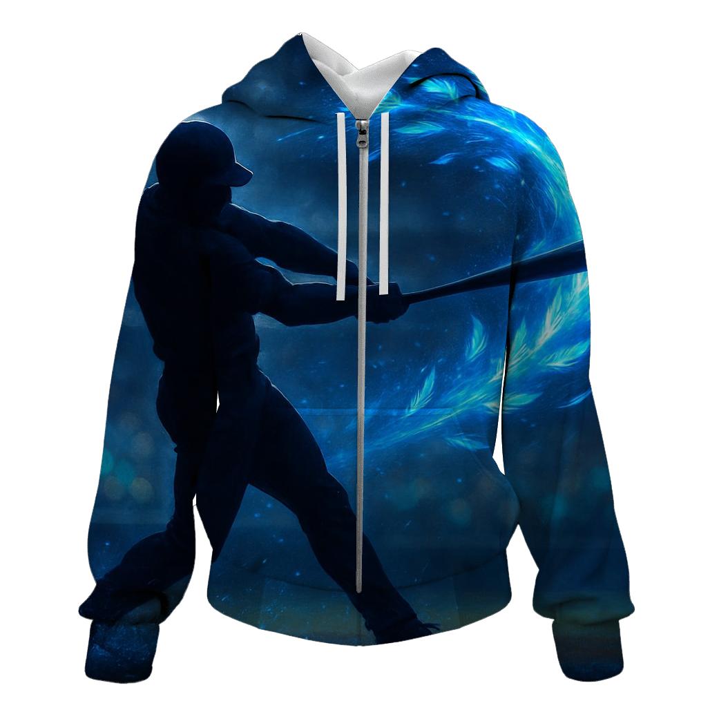Featherstorm Swing In Blue Jays Spirit printed hoodies