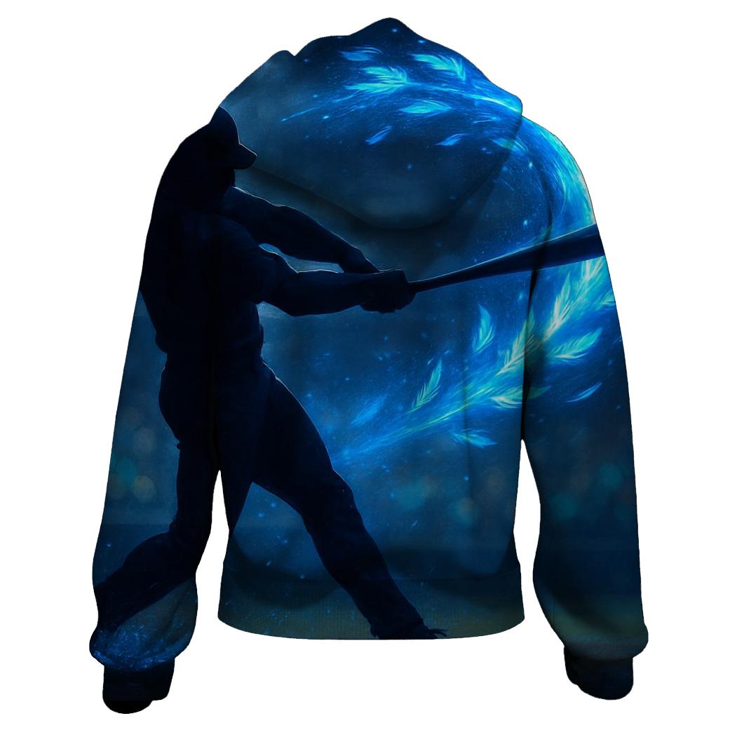 Featherstorm Swing In Blue Jays Spirit printed hoodies