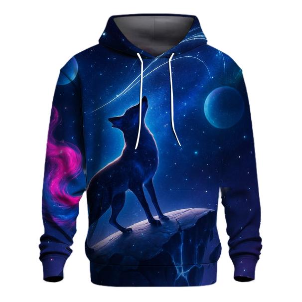 Nebula Tamer Fox embroidered hoodies