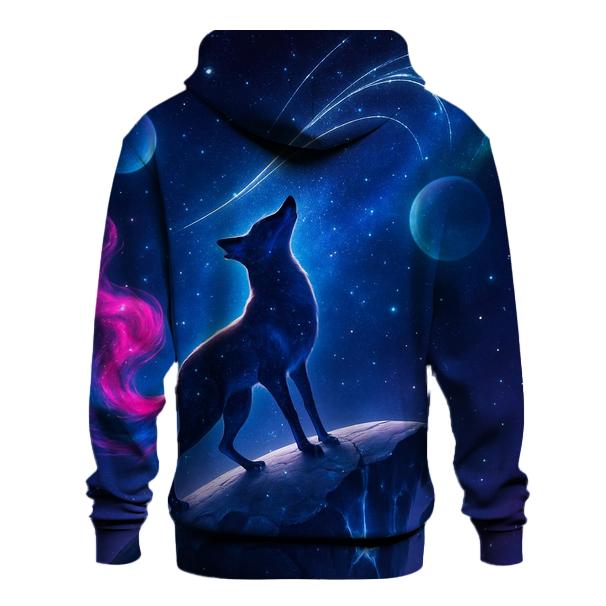 Nebula Tamer Fox embroidered hoodies