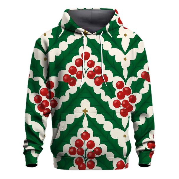 Emerald Holly Chevron Parade premium hoodies